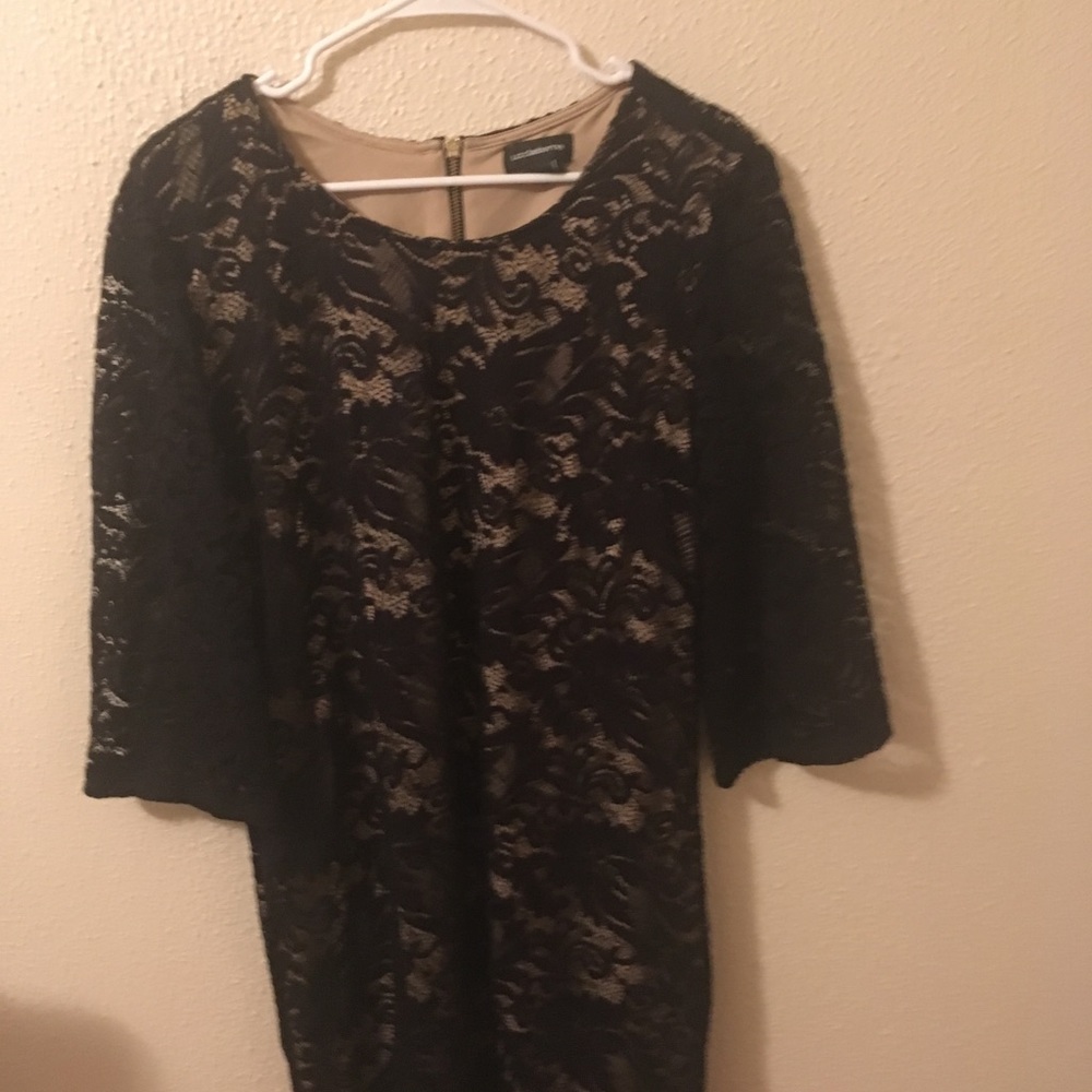 Liz Claiborne black lace dress